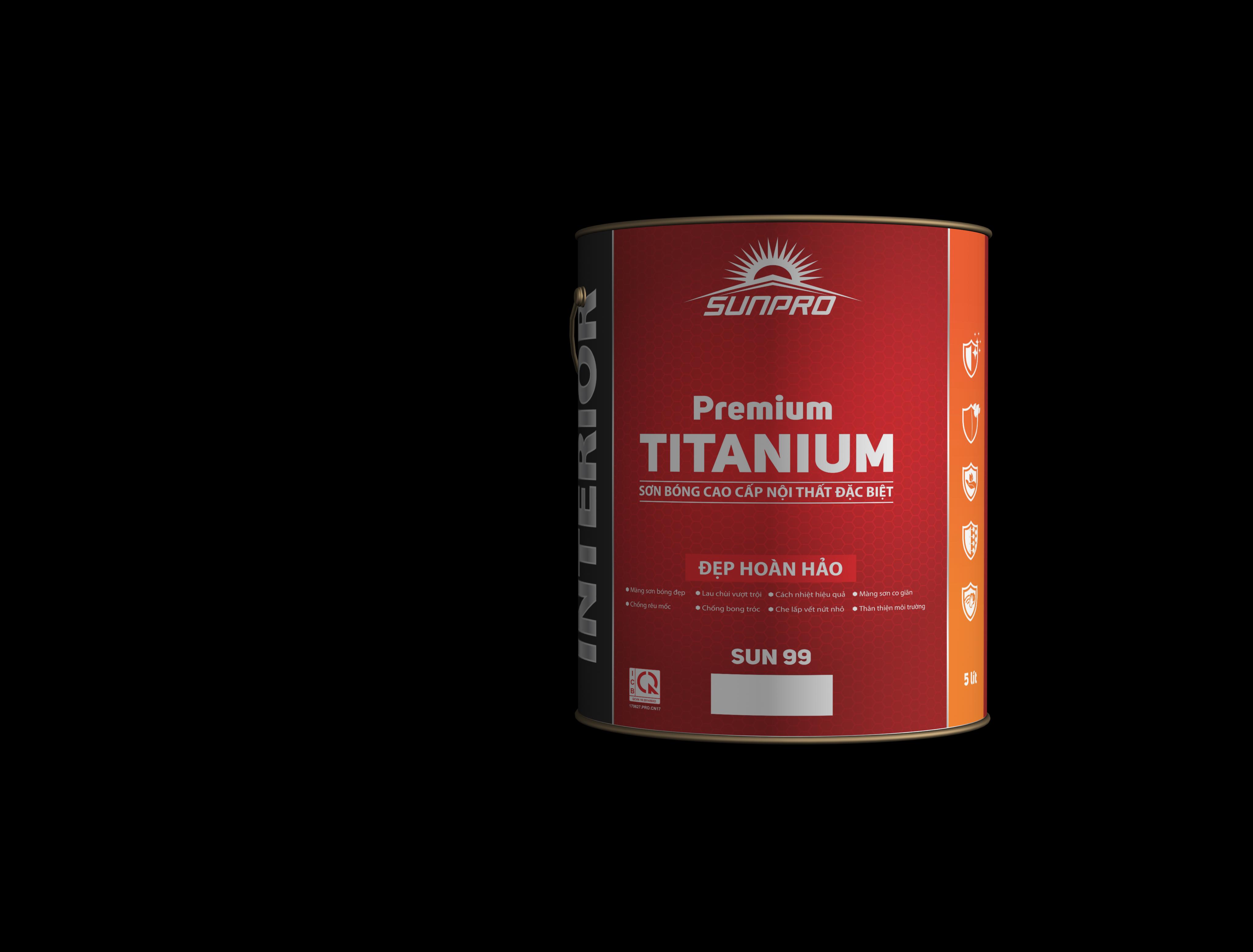 Sơn bóng cao cấp nội thất đặc biệt Premium TITANIUM