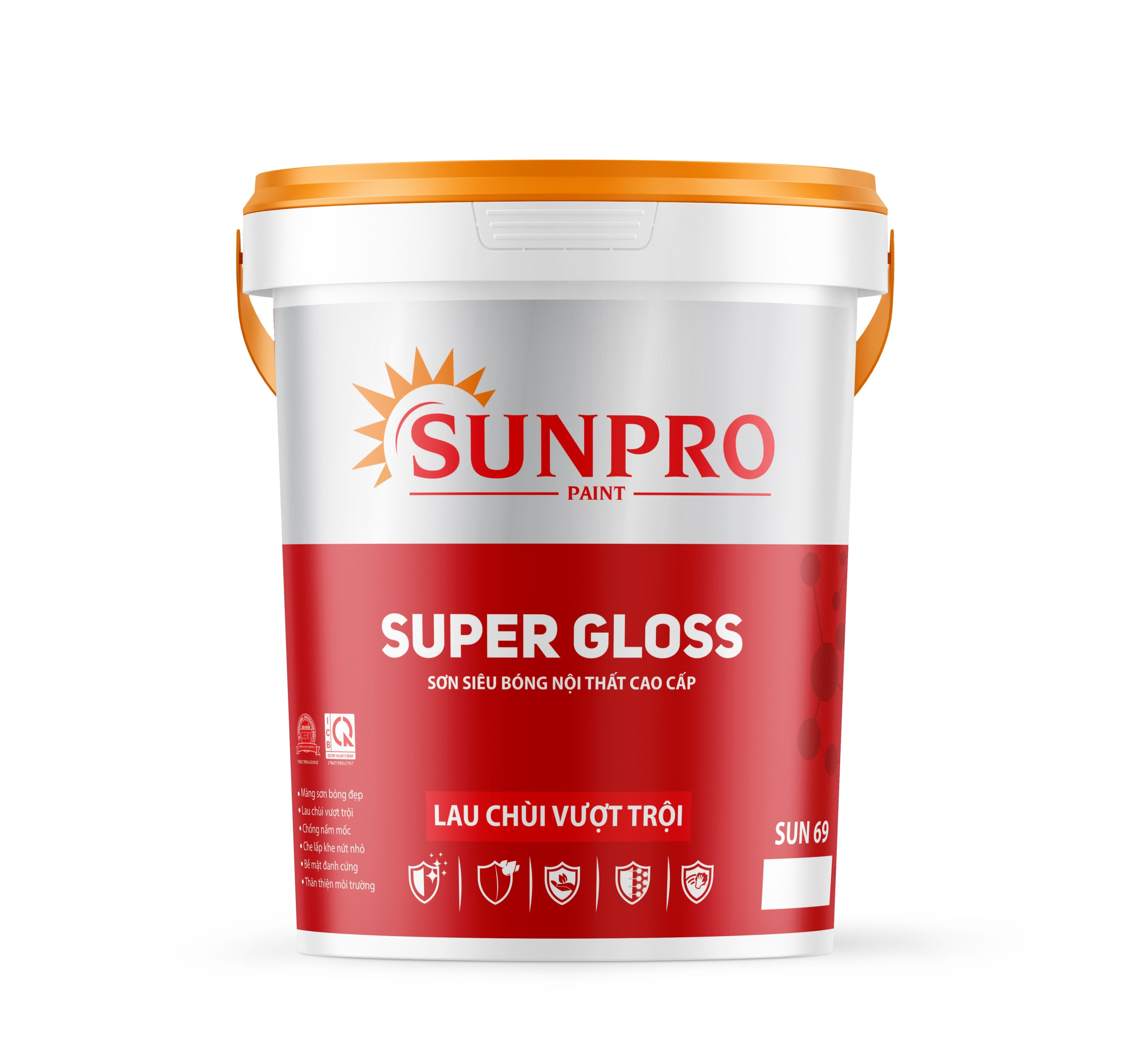 SUN69 - SUPER GLOSS Sơn siêu bóng nội thất cao cấp